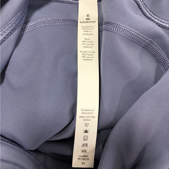 Lululemon Mauve Cropped Leggings - Picture 5 of 9